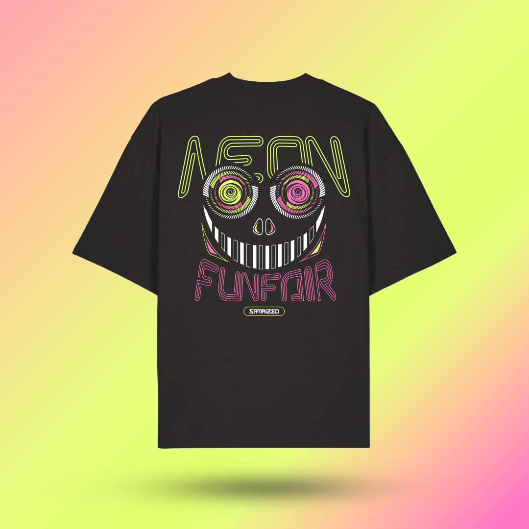 Oversized Fit Neon Funfair T-shirt
